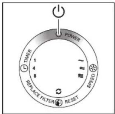 POWER TIMER 1 4 8 SPEED REPLACE FILTER RESET