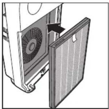 PHILIPS AC4014 - Lepaskan filter menggunakan tag pada filter. Pegang filter di kedua sisinya dan buang ke tempat sampah secara perlahan. - 3