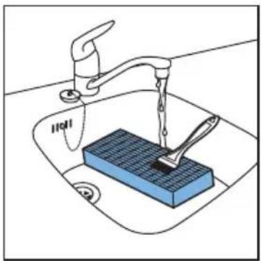 PHILIPS AC4084 - Discard the water-vinegar solution. - 1