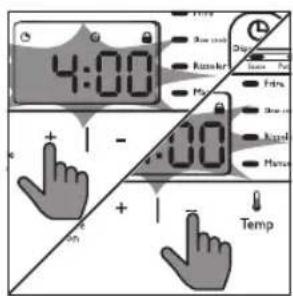 4:00 + - - 1:00 Temp