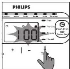 PHILIPS Configuration Message TOTAL BND Line Primerize 100 Drain: 80% Drain: 1 mm + | - Trip