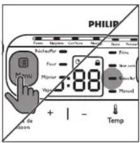 PHILIP Four Multiple Comfort Magic Four Four Four Four Mujestic 3:88 Valeur Manuel A de lason + | - Temp