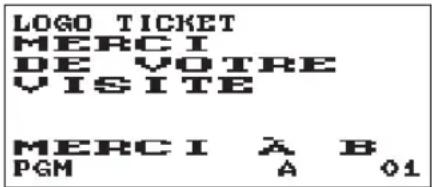 LOGO TICKET MERCI DE VOTRE VISITE MERCI À B PGM A 01