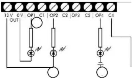 12 V 0 V OP1 C1 OP2 C2 OP3 C3 OP4 C4 OUT