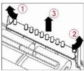 ABUS FUSG50000 - Posizionamento del listello LED lampeggiante - 1