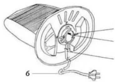 TURN 400W ⇔ Interruptor oscilación 400W ⇔ Interruptor de la lámpara más baja 400W ⇔ Superior interruptor de la lámpara