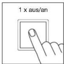 1 x aus/an