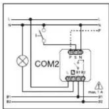 COM2 P S N L 0100 B1 B2 max. 1 A -31 -32
