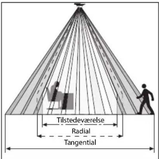 Tilstedeværelse Radial Tangential