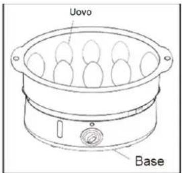 ROTEL SteamPot 1413 - • DISPOSIZIONE STANDARD DEI CONTENITORI PER LA COTTURA A VAPORE - 1