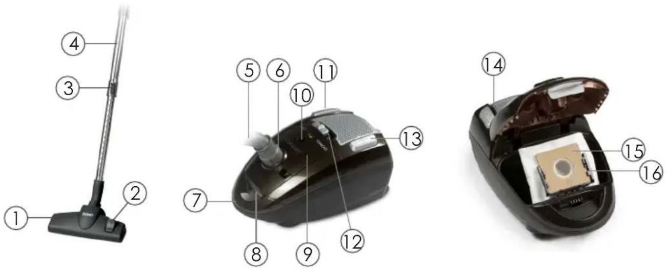 DOMO DO7274S - DESCRIPTION DES ELEMENTS - 1