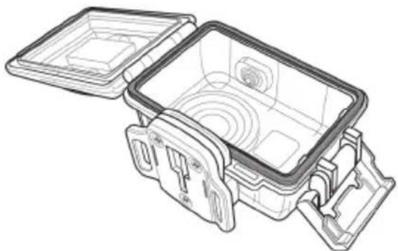 ENERGY SISTEM Sport Cam Play - UTIIISATION DU BOÎTIER ÉTANCHE - 8