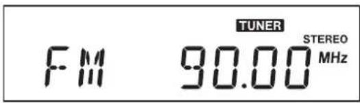 TUNER FM 90.00 STEREO MHz