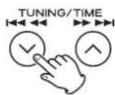 TEAC LP-P1000 - Tenere premuto il pulsante TIMER per almeno due secondi. - 8