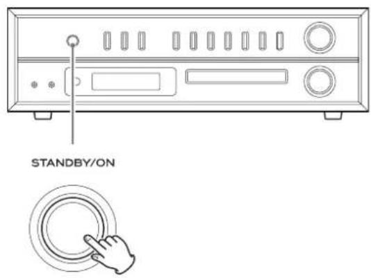 TEAC LP-P1000 - Premere il pulsante STANDBY/ON per accendere l'unità. - 1