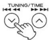 TEAC LP-P1000 - Tenere premuto il pulsante TIMER per almeno due secondi. - 10