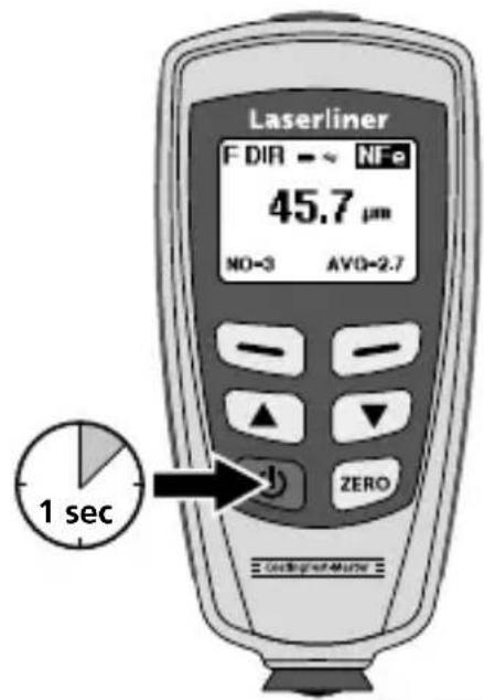 Laserliner F DIR - ~ NFα 45.7 µm NO-3 AVO-2.7 1 sec ZERO