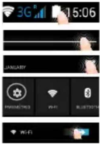 3G R 15:06 JANUARY PANOMETHO WiFi BLUETROTH WiFi