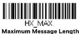 HONEYWELL Granit 1980i - Han Xin Code Message Length - 2