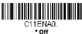 HONEYWELL Granit 1980i - Code 11 On/Off - 2