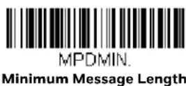 HONEYWELL Granit 1980i - MicroPDF417 Message Length - 1