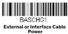 BASCHG1. External or Interface Cable Power