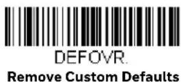 HONEYWELL Granit 1980i - Reset the Factory Defaults - 2