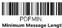 HONEYWELL Granit 1980i - PDF417 Message Length - 1