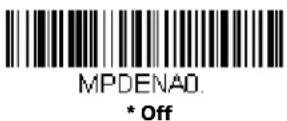HONEYWELL Granit 1980i - MicroPDF417 On/Off - 2