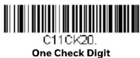 HONEYWELL Granit 1980i - Check Digits Required - 1