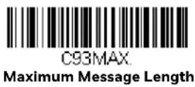 HONEYWELL Granit 1980i - Code 93 Message Length - 2
