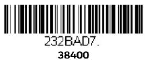 HONEYWELL Granit 1980i - RS232 Baud Rate - 8