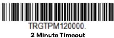 TRGTPM120000. 2 Minute Timeout