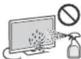 SONY KDL-32R403C - Tratamiento y limpieza de la superficie de la pantalla y la carcasa del televisor - 1