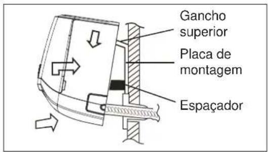 Gancho superior Placa de montagem Espaçador