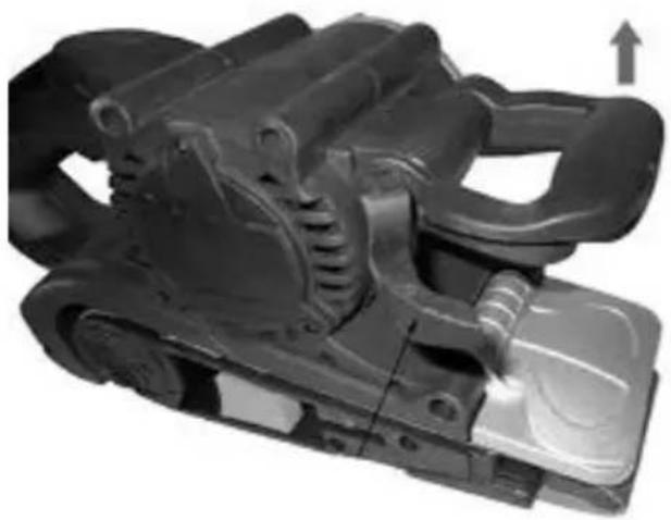PowerPlus POWX0460 - Prilagoditev položaja pomožnega ročaja - 1