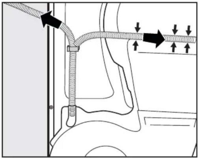 MIELE TKG 600-40 WP CH - Pose du tuyau de vidange - 2