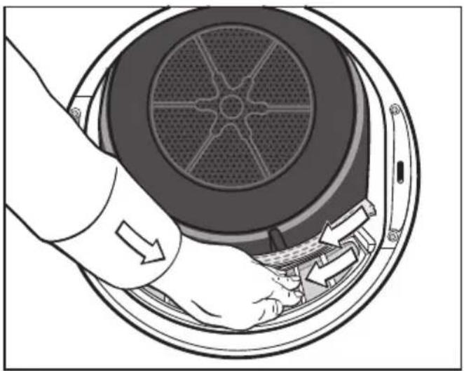 MIELE TKG 600-40 WP CH - Enlever les peluches visibles - 3