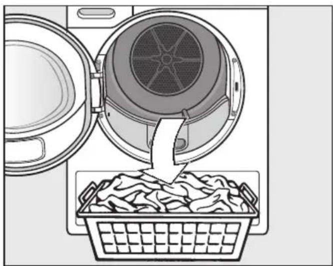 MIELE TKG 600-40 WP CH - Décharger le linge - 2