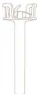 Simple line drawing of a T-shaped object with internal structure (no text or symbols)