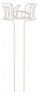 Simple line drawing of a Y-shaped object with internal components (no text or symbols)
