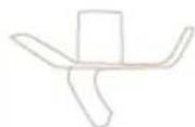 Abstract green symmetrical pattern with interlocking rings and central dots (no text or symbols)