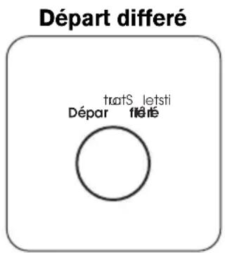 Départ différé tratS letsti Dépar fiéré