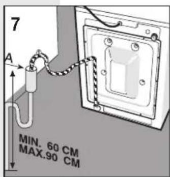 7 A MIN. 60 CM MAX.90 CM