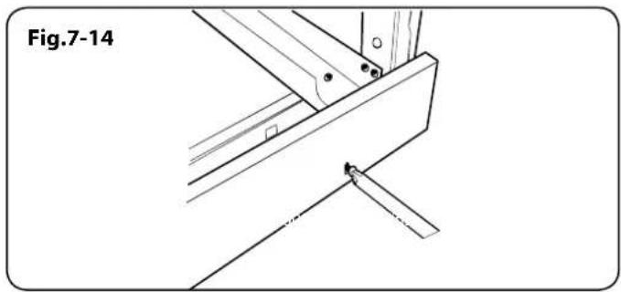 Technical line drawing of a mechanical bracket assembly (no text or symbols)