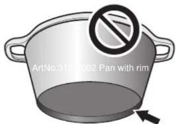 ArtNo 3115.002 Pan with rim
