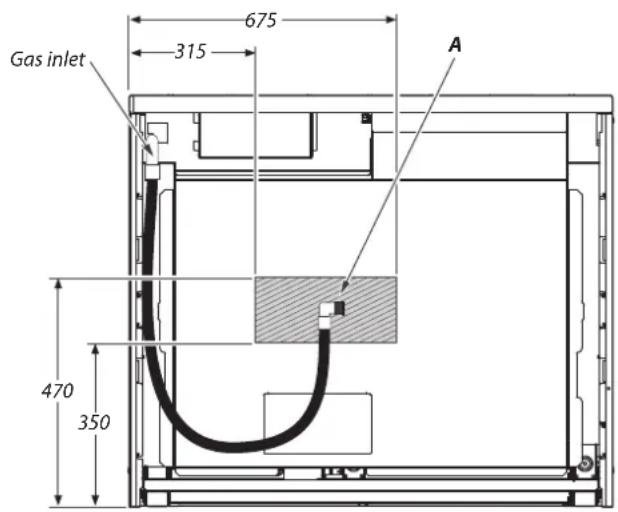 Gas inlet 675 315 A 470 350