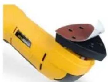 PowerPlus POWX0490 - Připevnění brusného papíru - 1