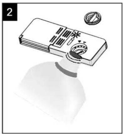 White Knight DW1260WA - When to Refill the Rinse Aid Dispenser - 3