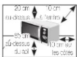 SAMSUNG MG23F3C1EAS - INSTALLATION DU FOUR MICRO-ONDES - 1